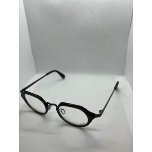 Say Oh Octagon Eyeglasses Frames Silver Green Black Unique Designer Glasses